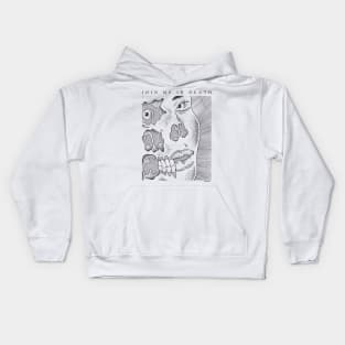 Join HIM In Death - BW Kids Hoodie